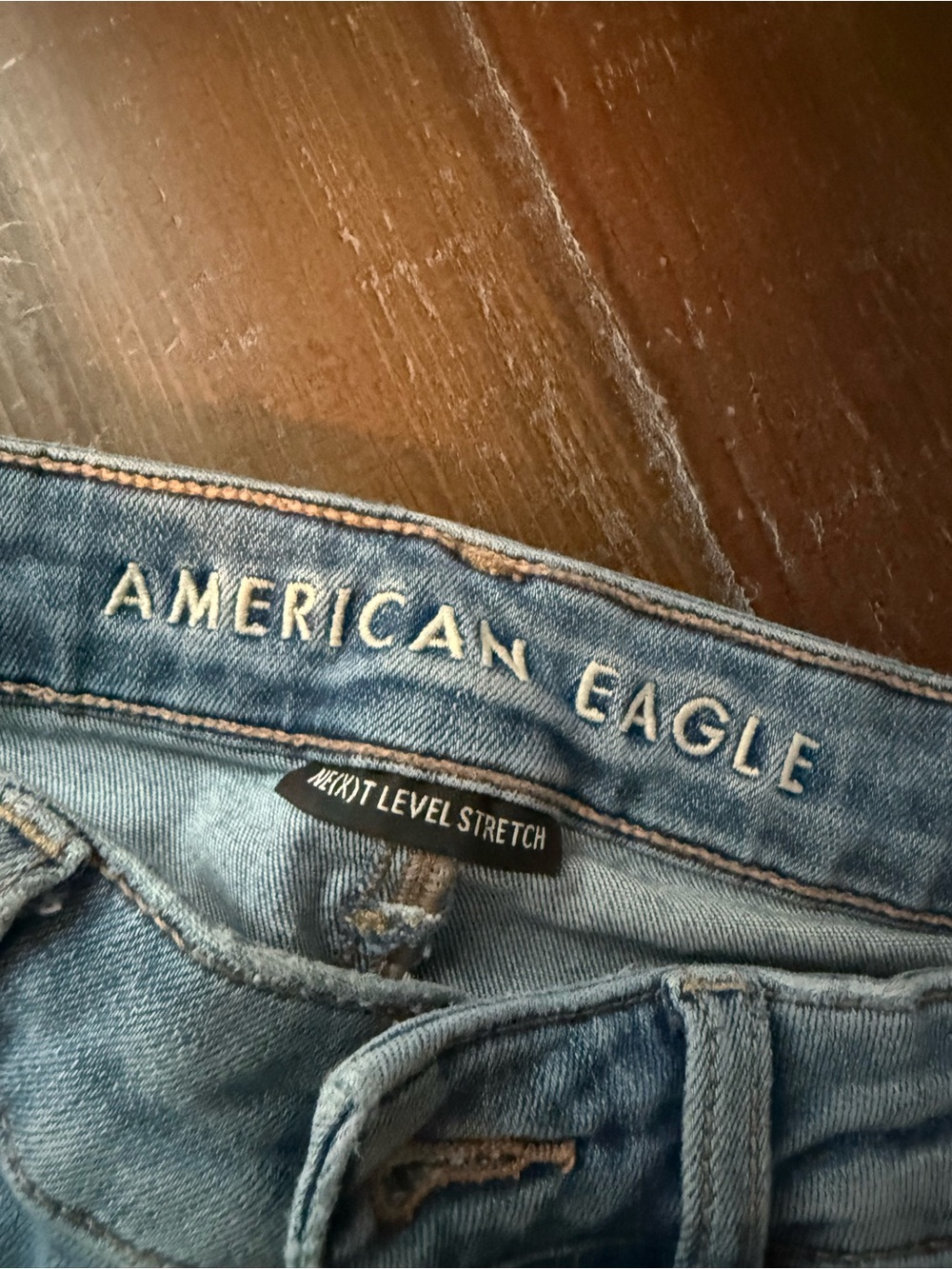 American Eagle Next Level Stretch Light Blue Jeans